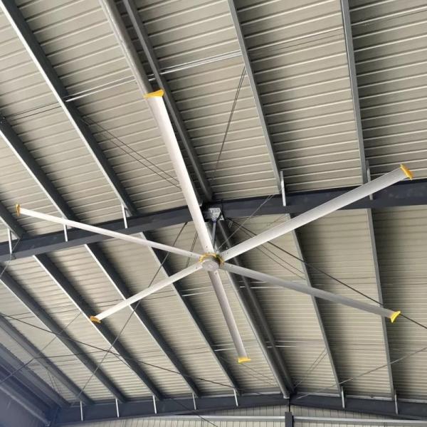 IP55 Outer Rotor Permanent Magnet Industrial Ceiling Fan with Max Airflow