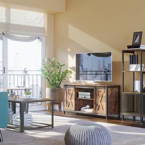 China TV Cabinet with Barn Door, Farmhouse Style TV Cabinet, TV Stand with Sliding Door, ULTV45BX wholesale