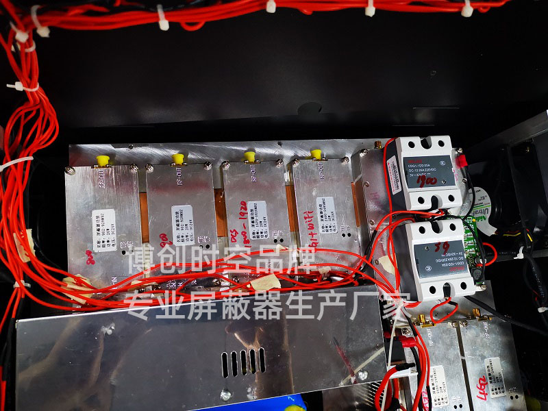 Military mobile phone signal jammer 160W high-power GSM 3G 4G WiFi wireless signal jammer with residual power display