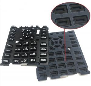 China Epoxy Resin Glue Process Silicone Rubber Keypads 75 Shore A wholesale