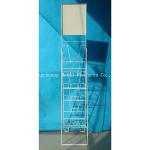 Portable TUV Approval H1000mm Metal Magazine Display Rack,Book shelves With