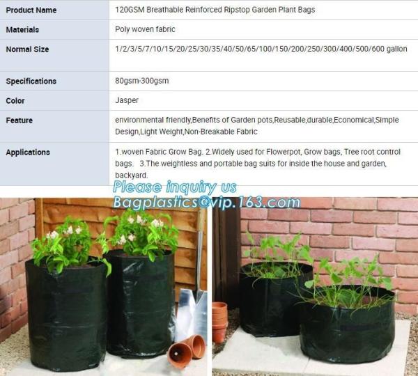 1 gal 2 gal 3gal 5gal 10gal black plastic grow planting greenhouse vegetable