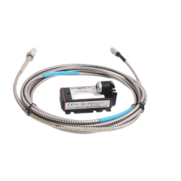 EPRO PR6423/010-030 Eddy Current Sensor with M10x1 Thread and 8m Lemo Cable for Vibration Monitoring and IP66 Protection