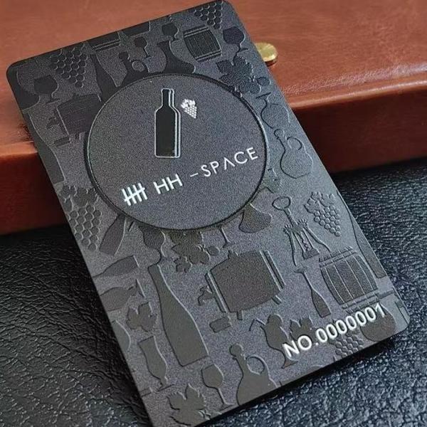 Embossing Printing Matte PVC Magnetic Stripe Contact IC RFID Cards Embossed
