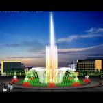Pretty Scenery Floor Fountains Decoration Musical Outdoor