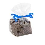 2mil Flat Bottom Gusset Poly Packaging Bag Heat Seal Paper Insert