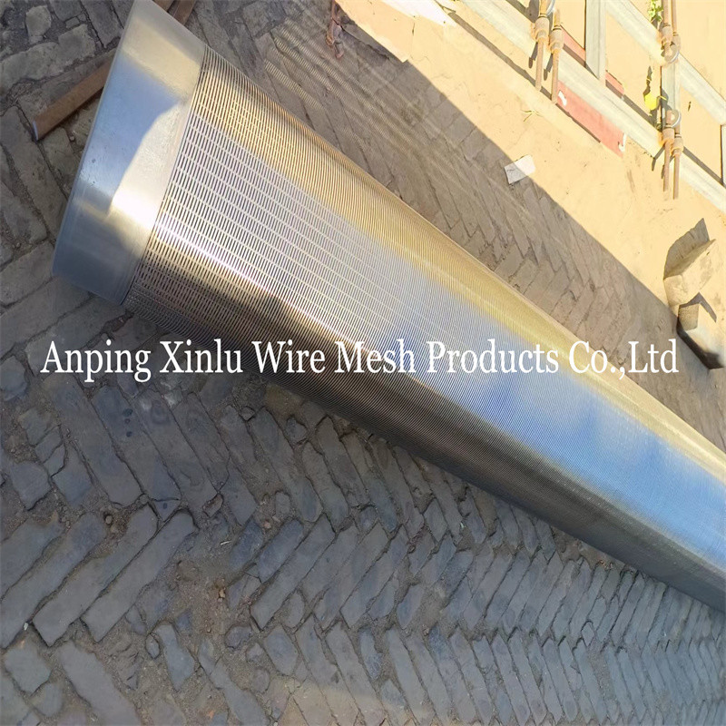 Diameter 426mm No Magnetic Tri-Wire Wrapped Johnson Water Well Screen Pipe With Anti-Corrosion For Tube Well Filtration