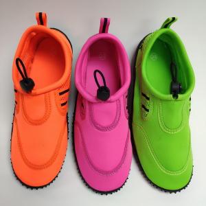 China ISO14001 Flexible Water Aqua Shoes Lightweight With Neon Color wholesale