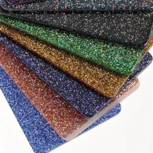 China Bright Colorful Wall 3mm 4mm 5mm Plexiglass Glitter Acrylic Sheet with Marble Shining wholesale