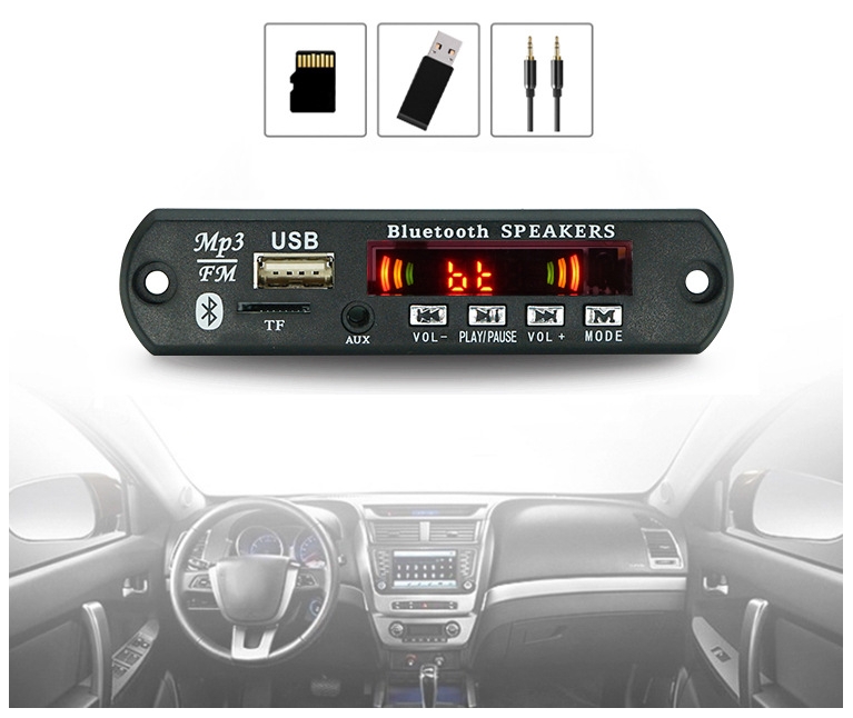 FM Radio Function MP3 BT Decoder Board Lossless Audio Readout FM Folder Player Decoder