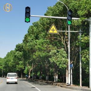 China 2.5mm - 14mm Thickness Traffic Light Post Shaft Cantilever Powder Coated wholesale