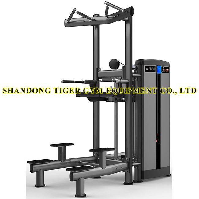 Fitness Equipment Chin / Dip Assist training machine for exercising Biceps / Triceps / Latissimus Dorsi / chest / back