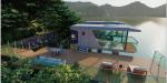 Luxury Facility Space Capsule Home Mobile Family Space Capsule 10tons 11.5*3.3*3
