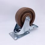 Heat Resistant High Temperature Rollers 5 Inch With Brake