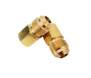 China CNC Brass Tube Fitting Adapter 1/4 NPT Female Thread * 1/4 Flare Male wholesale