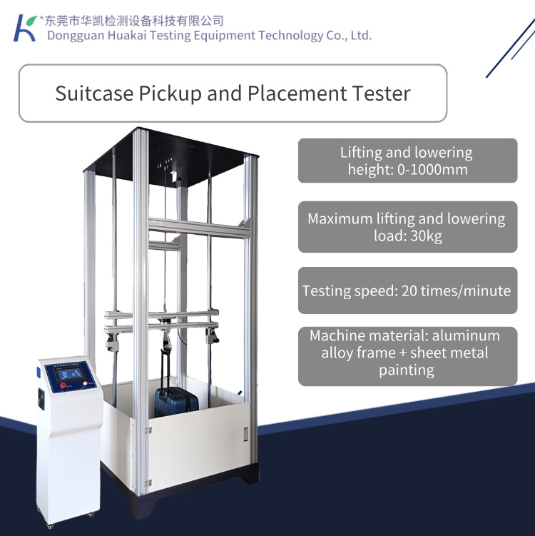 Luggage Lifting and Placing Impact Testing Machine Luggage Shoulder Straps, Carrying Straps and Handles Life Testing Instrument