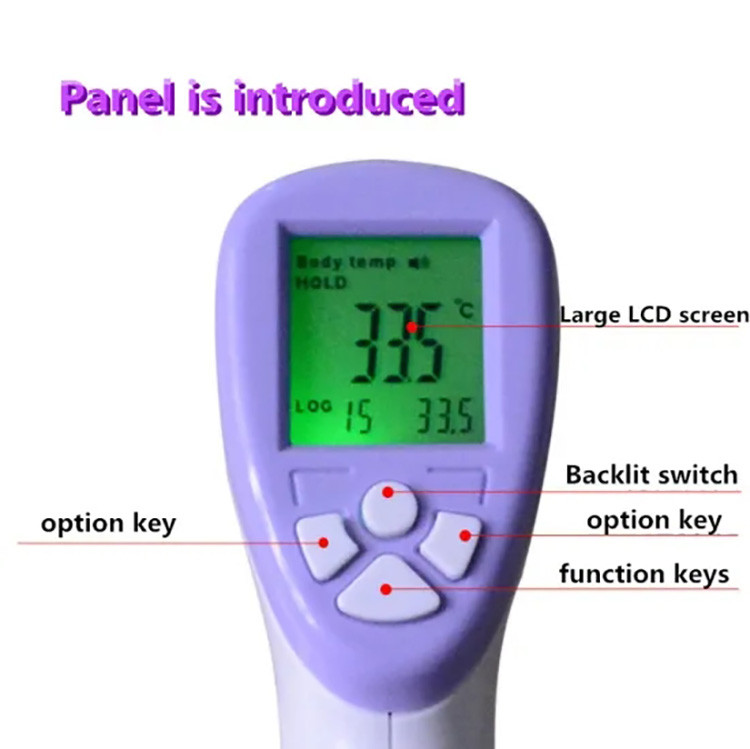 Electronic Non Contact Infrared Thermometer Infrared Forehead Thermometer Gun
