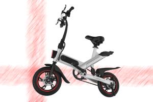 China Lithium Battery Fold Up Electric Bike , 36V 10 AH Full Size Folding Road Bike wholesale