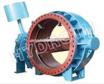 DN 0.25 - 2.5 Mpa Hydraulic Counter Weight Flanged Butterfly Valve For