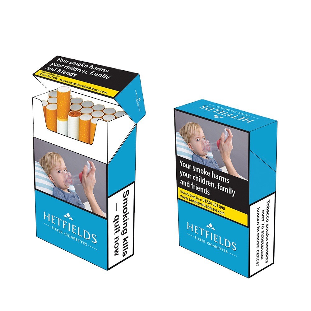 Eco Friendly Paperboard Cigarette Box Customizable for Electronic Devices