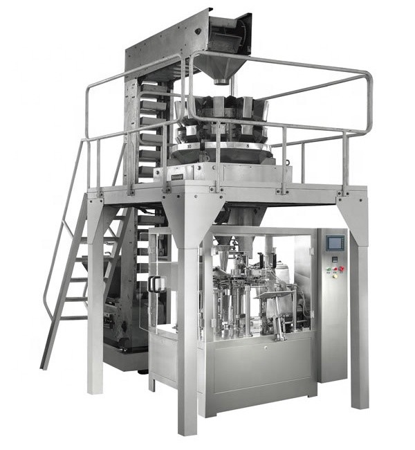 Hardware Fastener Rotary 200mm Premade Bag Packing Machine