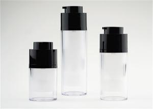 China 10ml 15ml Clear Airless Pump Bottles With Plastic Twist Up Airless Pump wholesale
