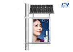Single Pole Solar Light Box Poster Advertising Staion Green Power 45W Solar