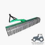 LR - Farm Implements Tractor 3-Point Mounted Landscape Raker; Tractor Attachment