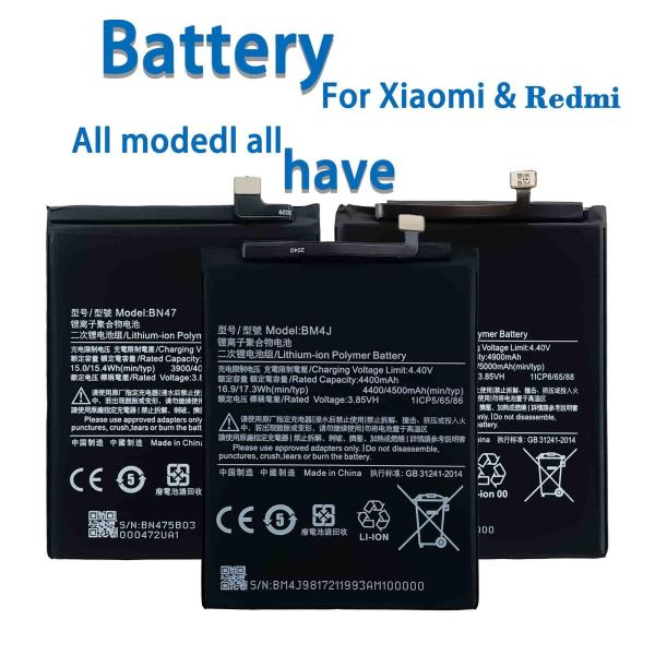 Rechargeable Mobile Phone Battery for Xiaomi Mi 3 4 5 6 4i 4C 5s 5s Plus Mi 4s 5
