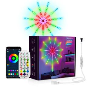 China DIY APP Music Remote Pixel LED Light Strip Firework Dream Color For Christmas wholesale