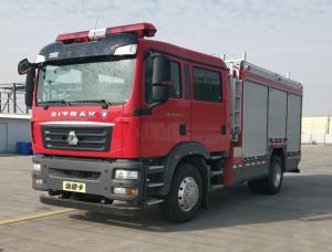 China Compressed Air Foam Fire Truck 16350kg AP45 SITRAK Fire Dept Rescue Trucks wholesale