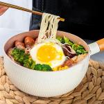 Cooking Kitchen Sauce Pans Maifan Stone Milk Pot Aluminum Non Stick With Handle