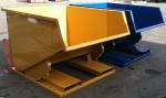 Original Metal Self Dumping Hopper Waste Bin Steel Dumpster Waste Tipping Bins