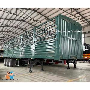 China Q345b I Beam Welding Type Fence Side Wall Semi Trailer Air Mechanical Suspension wholesale