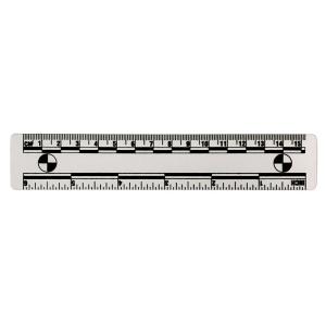 China P119 15cm low gloss transparent PVC photographic evidence scale wholesale