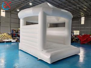 China Commercial Factory Inflatable White Wedding Bouncy Castle Jumping House For Party wholesale