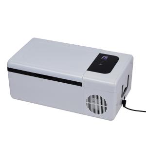 China Portable Mini Car Fridge 15L AC DC Electric Freezer Compressor for Truck and Camping wholesale