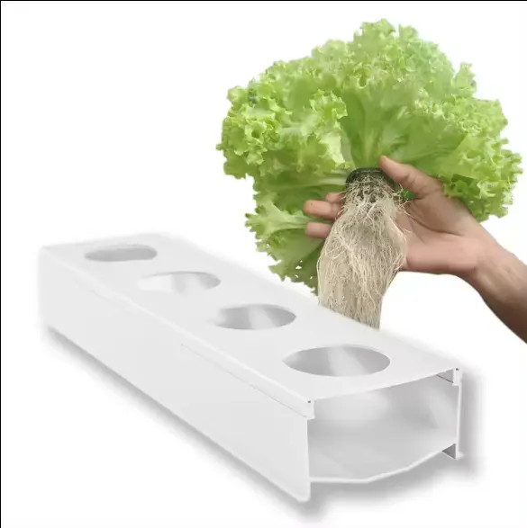 Commercial Soilless Culture Hydroponics NFT PVC Pipe Tube System For Lettuce