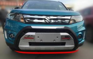 China Suzuki New Vitara 2015 2016 Car Bumper Guard Front And Rear Black &amp; Silver wholesale