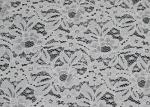Eco-Friendly Nylon Elastic Lace Fabric Green / Floral Lace Fabric