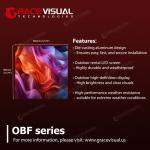 OBF Series Outdoor LED Display – Rear Service, Die-Casting Aluminum, IP65
