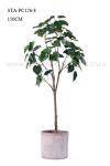 Heart Shape Green Leaves Artificial Ficus Tree 120CM 150CM 180CM 210CM