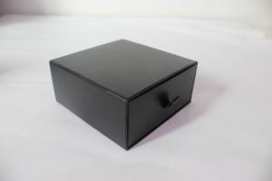 China ODM Custom Black Drawer Gift Box CMYK Printed Kraft Paper SGS wholesale