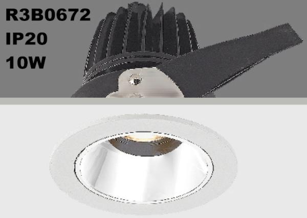 10W Cut out 83mm LED Recessed Downlight Innovative Aluminum Zinc Alloy Reflector