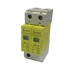China Yellow 20ka 3 Phase Surge Suppressor , AC Surge Protector 385V For Machine Room wholesale