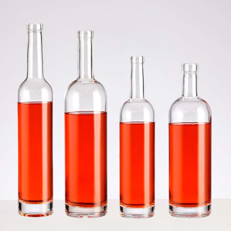 200ml 375ml 500ml 700ml 750ml 1000ml Wine Glass Bottle for Liquor in Oslo end Design