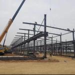 Modern Prefab Workshop Buildings Steel Frame Environmental Friendly