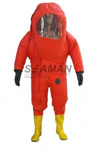 China Chemical Protective Suit Class One Heavy Duty For Marine Firefighters wholesale
