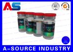 25 * 60 mm Adhesive Plastic Vinyl Vitamin Private Label For 10ml Bottle Package