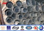 Tapered Octagonal Cctv Galvanized Metal 33kv Utility Power Poles